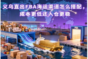 义乌直出FBA海运渠道怎么搭配,成本更低还入仓更稳