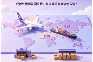 成都外贸商发国外货,物流渠道到底该怎么选?