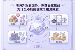 珠海外贸发国外,保健品化妆品为什么不能随便找个物流就发