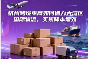 杭州跨境电商如何借力大湾区国际物流,实现降本增效
