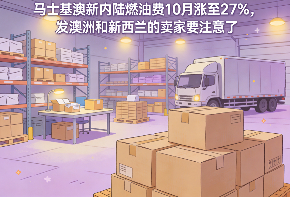 马士基澳新内陆燃油费10月涨至27%，发澳洲和新西兰的卖家要注意了