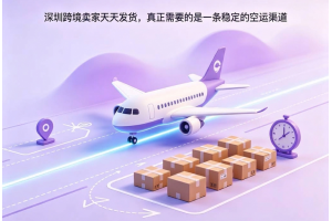 深圳跨境卖家天天发货,真正需要的是一条稳定的空运渠道