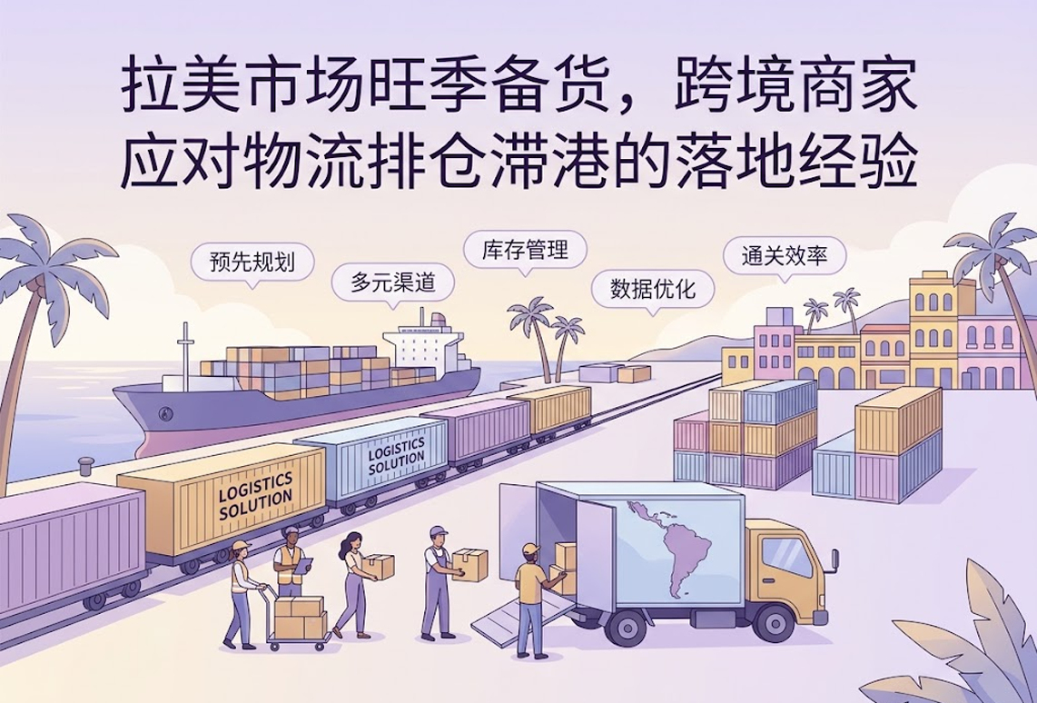 拉美市场旺季备货，跨境商家应对物流排仓滞港的落地经验