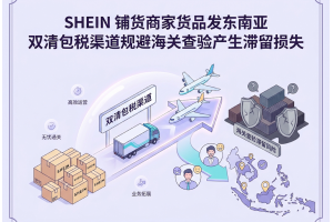 SHEIN 铺货商家货品发东南亚 双清包税渠道规避海关查验产生滞留损失