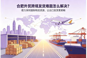 合肥外贸跨境发货难题怎么解决?借力深圳国际物流资源,让出口发货更顺畅