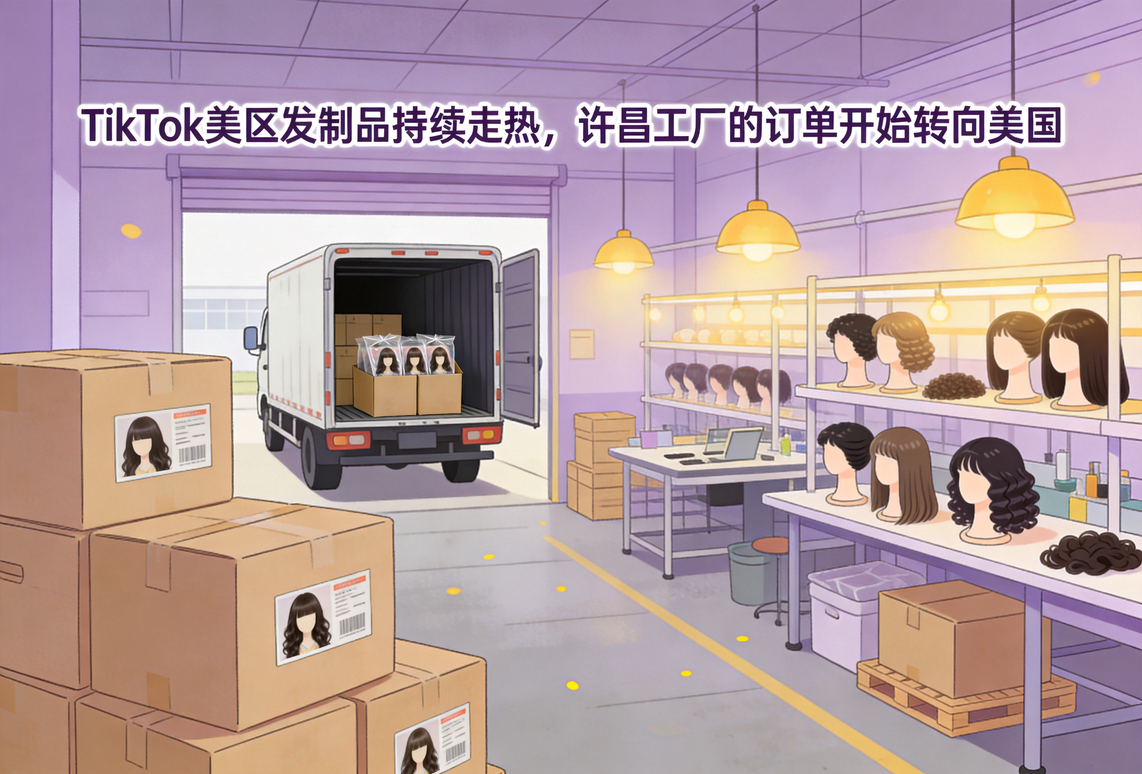 TikTok美区发制品持续走热，许昌工厂的订单开始转向美国