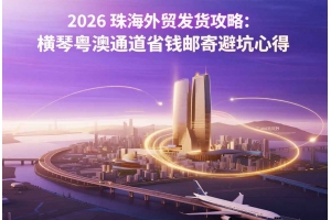 2026 珠海外贸发货攻略:横琴粤澳通道省钱邮寄避坑心得