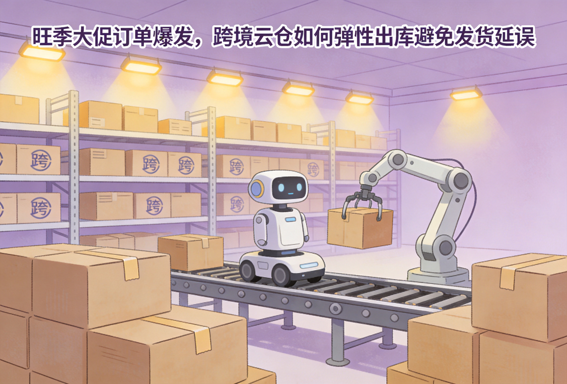旺季大促订单爆发，跨境云仓如何弹性出库避免发货延误