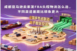 成都亚马逊卖家发FBA头程物流怎么选,不同渠道差距比想象更大