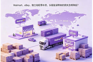 Walmart、eBay、独立站旺季补货，头程延误带来的损失怎样降低？