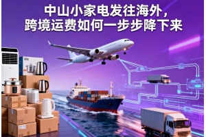 中山小家电发往海外，跨境运费如何一步步降下来