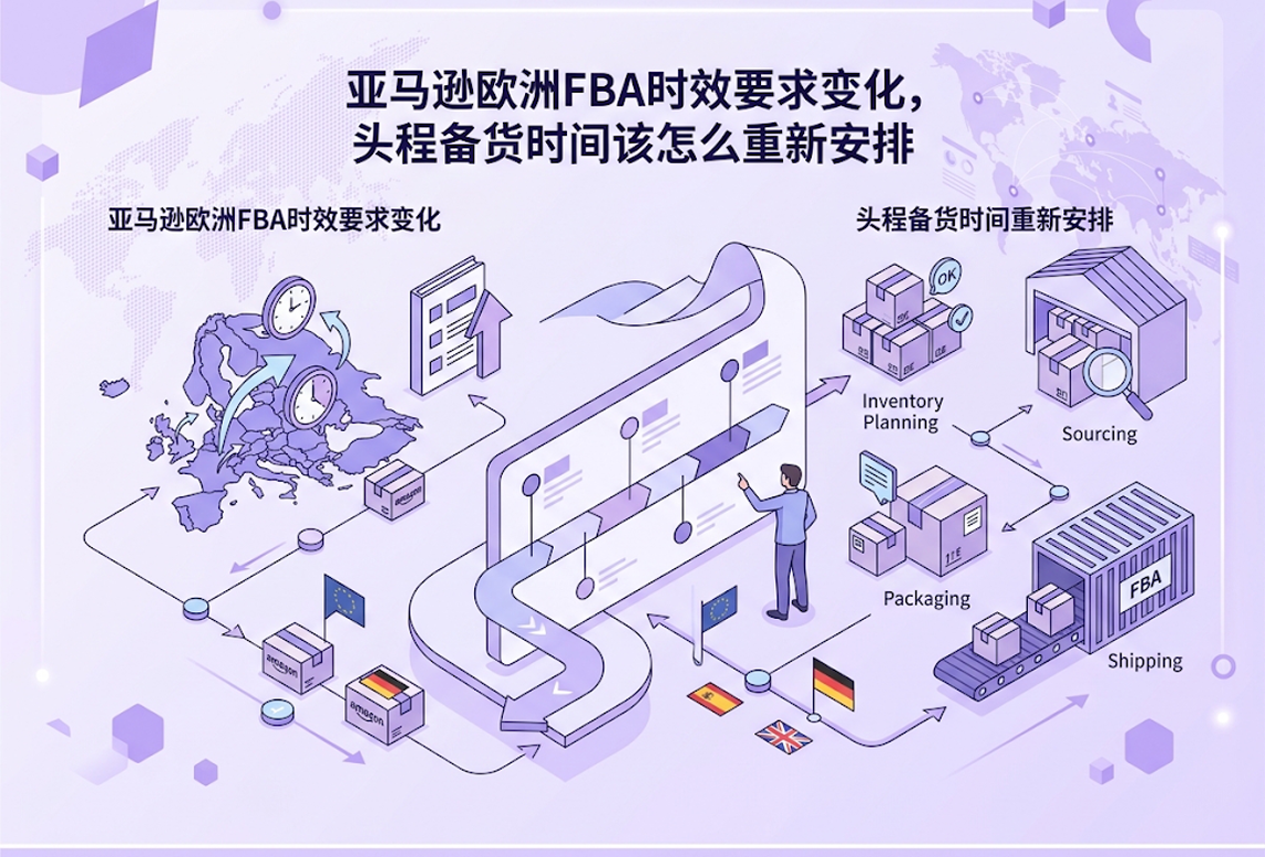 亚马逊欧洲FBA时效要求变化，头程备货时间该怎么重新安排