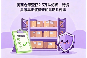 美西仓库查获2.5万件仿牌，跨境卖家真正该检查的是这几件事