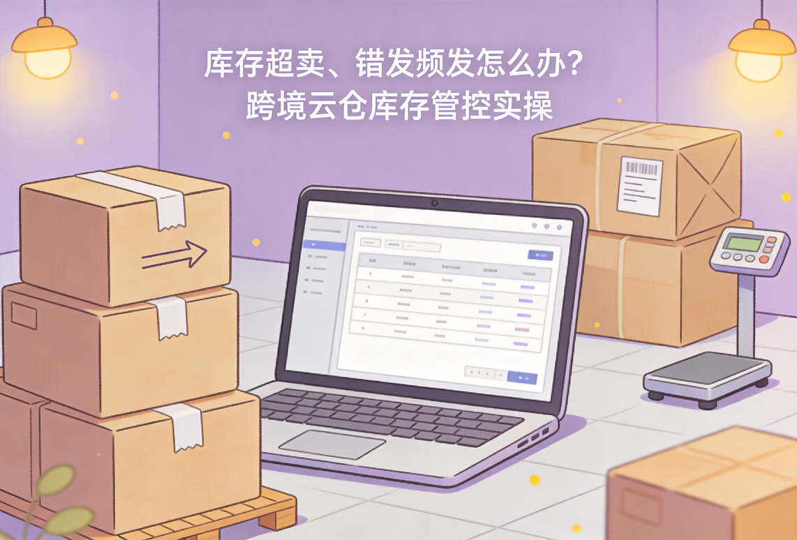 库存超卖、错发频发怎么办？跨境云仓库存管控实操