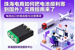 珠海电商如何把电池顺利寄到国外?实用指南来了