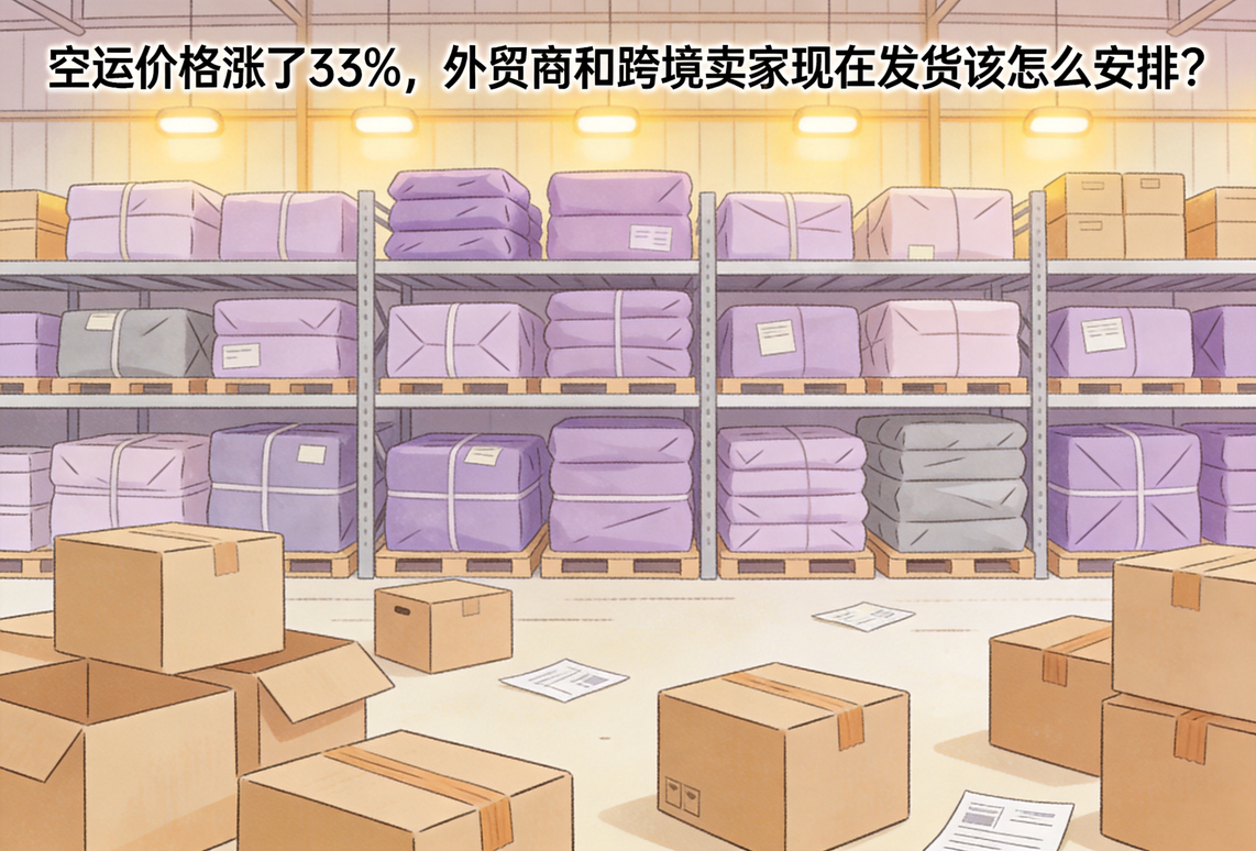 空运价格涨了33%，外贸商和跨境卖家现在发货该怎么安排？