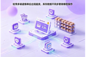 旺季多渠道爆单后出现超卖，库存数据不同步要做哪些操作