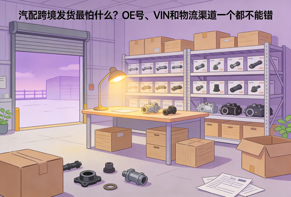 汽配跨境发货最怕什么？OE号、VIN和物流渠道一个都不能错
