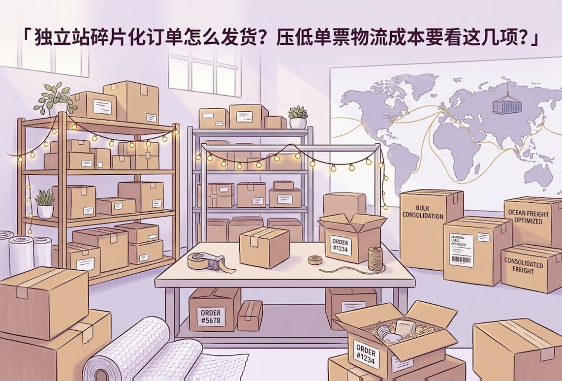 独立站碎片化订单