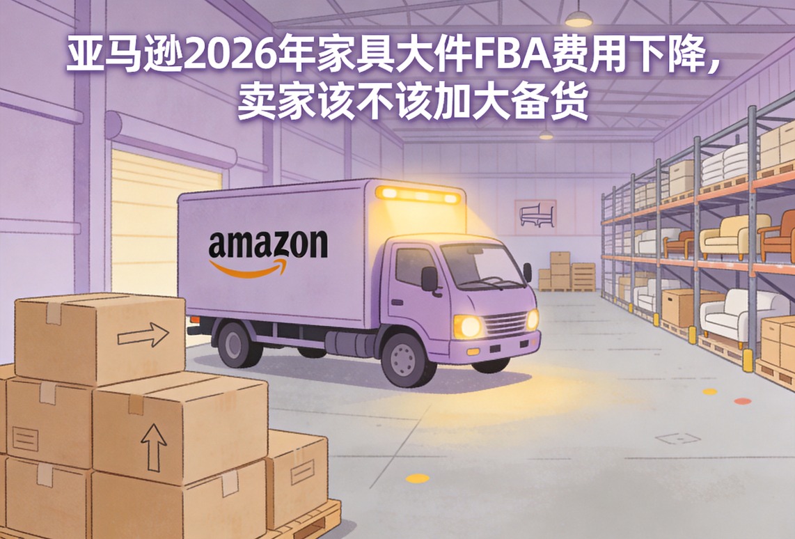 亚马逊2026年家具大件FBA费用下降，卖家该不该加大备货