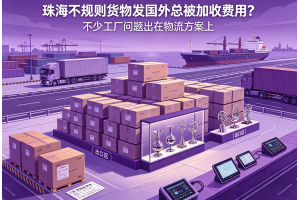 珠海不规则货物发国外总被加收费用?不少工厂问题出在物流方案上