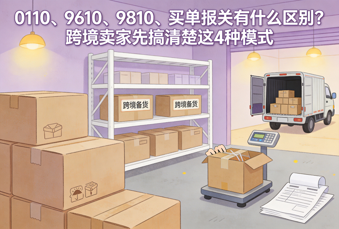 0110、9610、9810、买单报关有什么区别？跨境卖家先搞清楚这4种模式